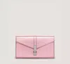 Stuart Weitzman Posh Loveletter Clutch In Pink