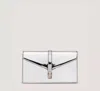 Stuart Weitzman Posh Loveletter Clutch In Silver