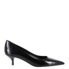 Stuart Weitzman Power 50 Leather Pumps In Black