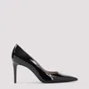 Stuart Weitzman High-shine Finish Pumps In Blk Black