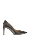 Stuart Weitzman Power Pointed Pump In Silver