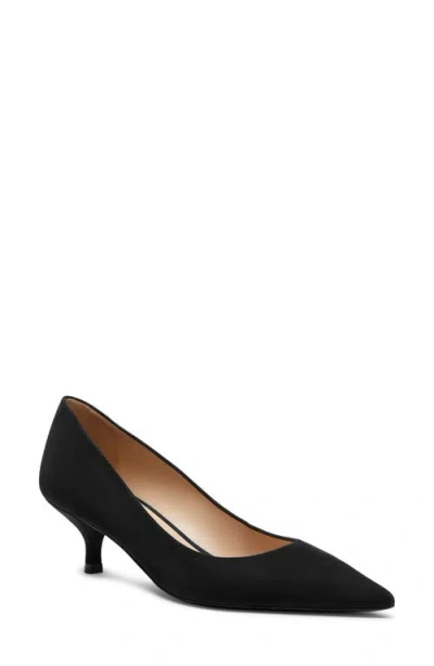 STUART WEITZMAN STUART WEITZMAN POWER POINTED TOE KITTEN HEEL PUMP