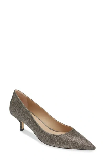 STUART WEITZMAN STUART WEITZMAN POWER POINTED TOE KITTEN HEEL PUMP