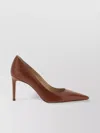 Stuart Weitzman Power Pointed Toe Stiletto Leather Pumps