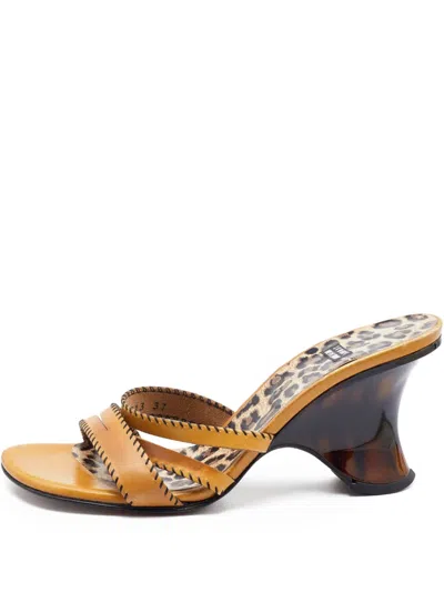 Pre-owned Stuart Weitzman  75mm Strappy Sandals