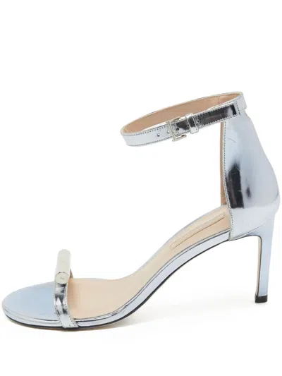 Pre-owned Stuart Weitzman  95mm Metallic-finish Sandals