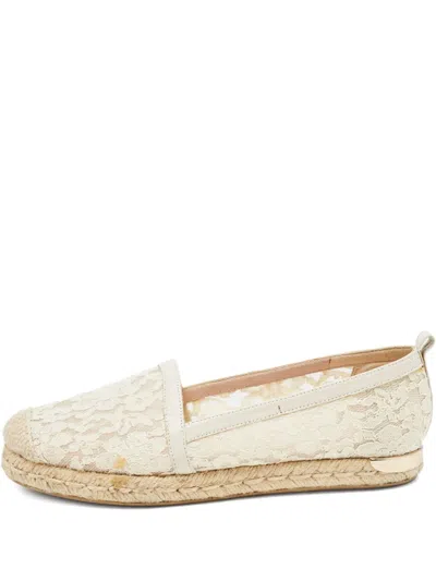 Pre-owned Stuart Weitzman  Lace Espadrilles