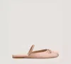 Stuart Weitzman Prima Bow Ballet Mules Blushful In Pink