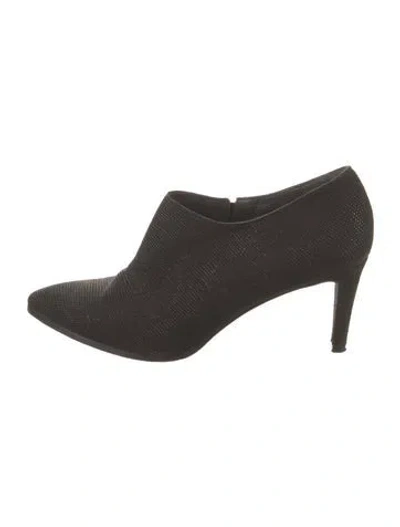 Pre-owned Stuart Weitzman Printed Boots In Black