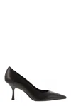 Stuart Weitzman Naomi Pointed-toe Pumps In Black