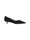 Stuart Weitzman 35mm Eva Suede Pumps In Black