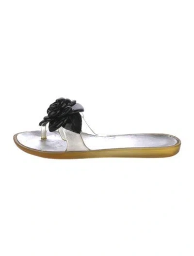 Pre-owned Stuart Weitzman Pvc Slides In Transparent