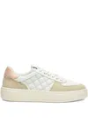 Stuart Weitzman Quilted Platform Trainers