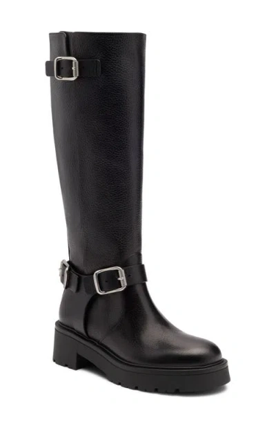 Stuart Weitzman Ren Knee High Boot In Black Leather