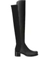 Stuart Weitzman Reserve Stretch Back Over-the-knee Boots In Black