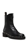 Stuart Weitzman Reverie Leather Lace-up Booties