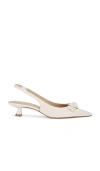 Stuart Weitzman Rosie 35 Slingback In Cream