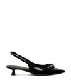 Stuart Weitzman Pointed High-heeled Sandals In Black