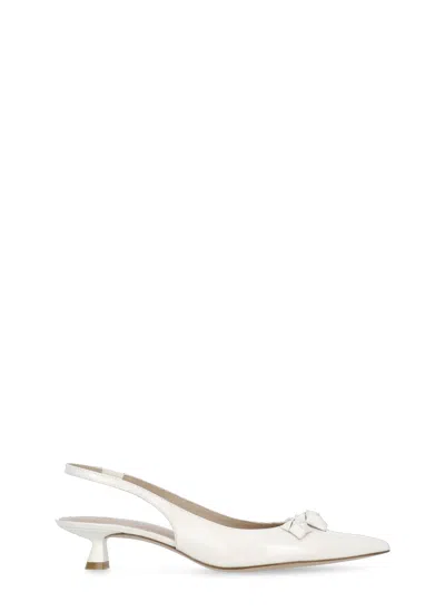 Stuart Weitzman Rosie 35 Slingback In White