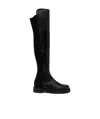 Stuart Weitzman Round-head Boots In Black