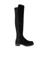 Stuart Weitzman Round-head Boots In Black