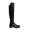 Stuart Weitzman High Boots With Round Toe And Block Heel In Black