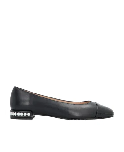STUART WEITZMAN ROUND-HEAD FLAT SHOES