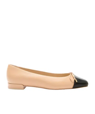 STUART WEITZMAN ROUND-HEAD FLAT SHOES