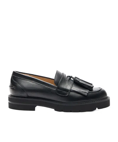 STUART WEITZMAN ROUND HEAD LOAFER SHOES