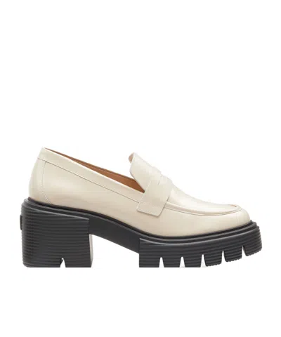 STUART WEITZMAN ROUND HEAD LOAFER SHOES