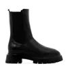Stuart Weitzman Round-headed Ankle Boots In Black