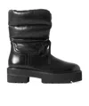 Stuart Weitzman Round-headed Boots In Black