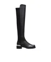 Stuart Weitzman Round-headed Boots In Black