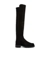 Stuart Weitzman Round-headed Boots In Black