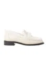 Stuart Weitzman Round-headed Love Shoes In White
