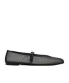 Stuart Weitzman Bareitall Ballet Flats In Black