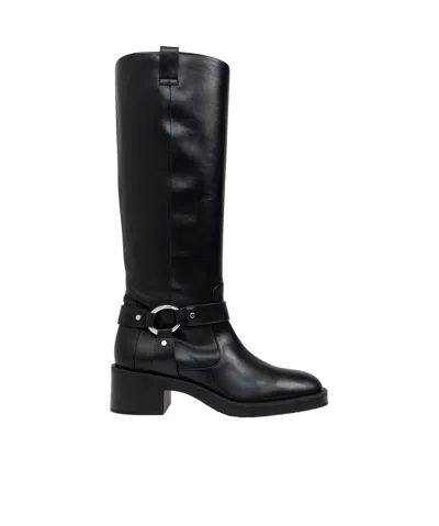 STUART WEITZMAN STUART WEITZMAN ROUND TOE BOOTS
