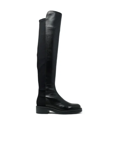 STUART WEITZMAN ROUND-TOE BOOTS