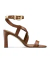 Stuart Weitzman Round-toe High-heeled Sandals In Multi