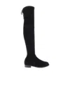 Stuart Weitzman Stivali Pelle Di Vitello Nero In Black