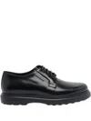Stuart Weitzman Round-toe Lace-up Shoes In Black