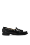 Stuart Weitzman Black Lottie Loafers In Black