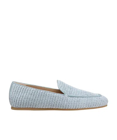 Stuart Weitzman Round Toe Loafers In Gray