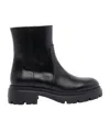 Stuart Weitzman Zip-detail Platform Boots In Black
