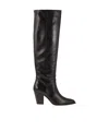 Stuart Weitzman Round-toed Boots In Black