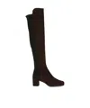 Stuart Weitzman Round-toed Boots In Brown