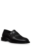 Stuart Weitzman Royce Runway Kiltie Loafer In Black