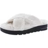 Stuart Weitzman Roza Womens Wedges Slip-on Slide Sandals In White