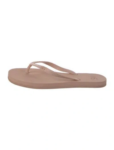 Pre-owned Stuart Weitzman Rubber Flip Flops In Multi