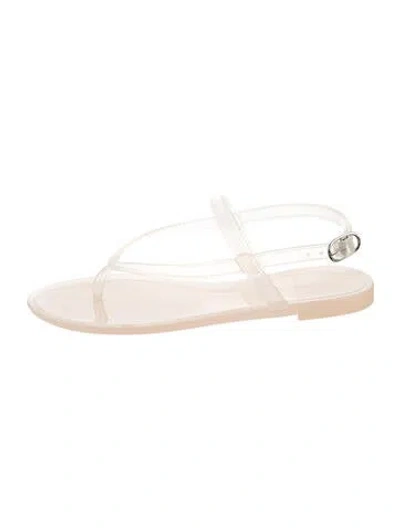 Pre-owned Stuart Weitzman Rubber Sandals In Pink